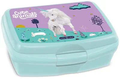 Cutie de mâncare Ars Una Cute Animals - Unicorn