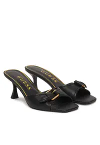 Pantofi dama - piele ecologica - stiletto - negru