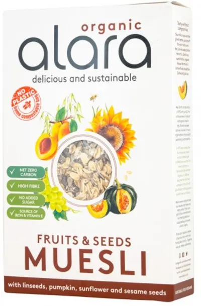 Fruits & Seeds Muesli, 650 g, Alara