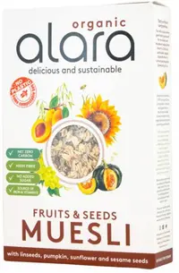 Fruits & Seeds Muesli, 650 g, Alara