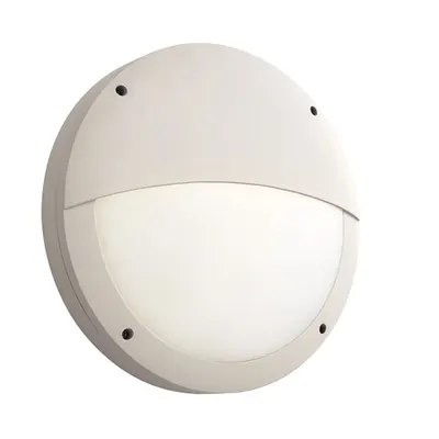 Aplica pentru iluminat decorativ exterior, Luik eyelid white textured casing