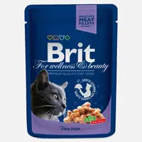 Brit Premium plic hrana umeda pisici, Carne de Cod, 100g 100g