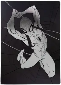 Caiet de notițe Cool Pack Black - Disney 100, Spider-Man, A5, linii largi, 60 de coli