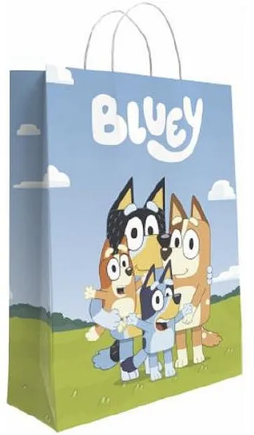 Pungă cadou IPA - Bluey, 40 x 32 x 14 cm