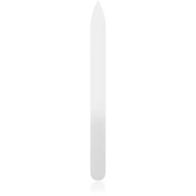 Diva & Nice Cosmetics Accessories File pila de unghii din sticla mare White 1 buc