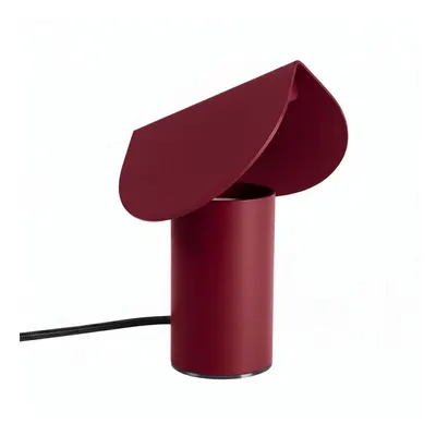 Veioză burgundy LED din aluminiu (înălțime 15 cm) BISCUIT – Thoro