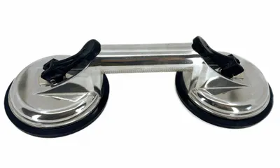 Ventuza dubla profesionala cu corp din Aluminiu 125mm, 90kg - CNO-ALUV2