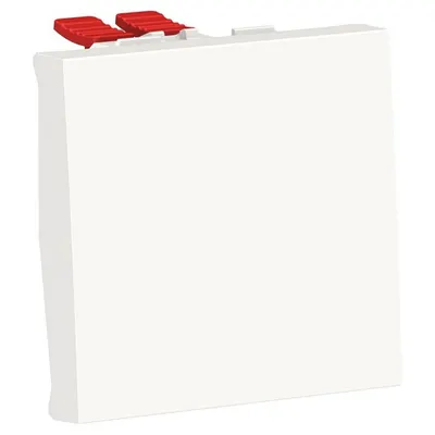 Intrerupator cap cruce 2 module Schneider Noua Unica NU320518, alb