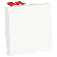 Intrerupator cap cruce 2 module Schneider Noua Unica NU320518, alb