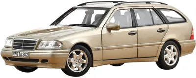 Model de colecționar NOREVModern: Mașini - Mercedes-Benz C-Class T-Model (1997) (Smoke Silver) (183388)