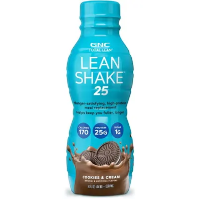 Shake 25 cu Aroma de Biscuiti cu Crema fara Zahar Adaugat Total Lean 414ml