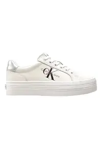 Pantofi sport pentru Femei - vulc flatform laceuplth - YW0YW01474-0K9 - Alb - Alb