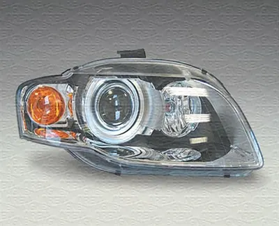 Far Stanga (xenon, D1S H7 PY21W W5W, automat, cu motor, culoare semnalizator: galben) potrivit AUDI A4 B6, A4 B7 -10.06