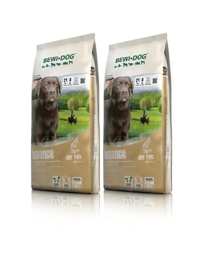 BEWI DOG Balance 2 x 12,5 kg hrana caini senior sau adulti cu activitate redusa
