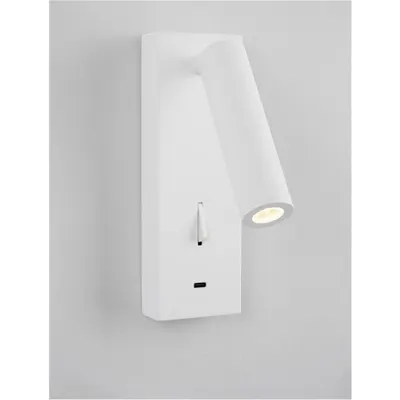 Plafoniera FUSE Alb Aluminiu Adjustable Intrerupator On/Off - USB Type-C Charger LED 3 Wat 210Lm 3000K IP20