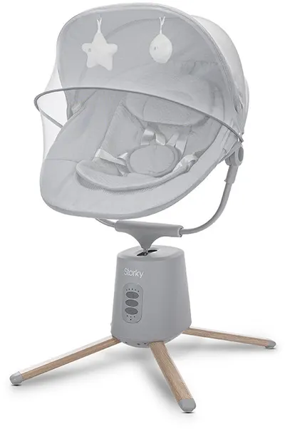 Şezlong electric cu balans Lorelli Premium - Storky, Gri