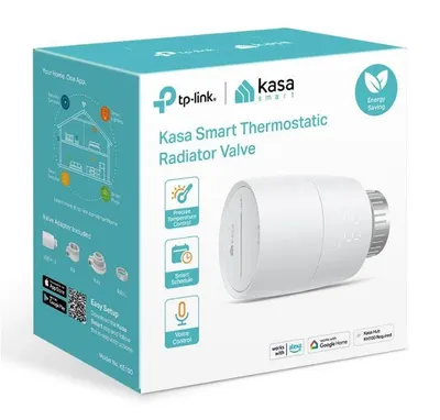 TP-LINK KE100, Termostat smart wireless pentru calorifer, 2.4 GHz Wi-Fi, 868 MHz, Android 5.0 sau mai recentă, iOS 10 sau mai re