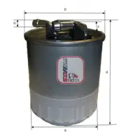 Filtru combustibil SOFIMA S 4107 NR