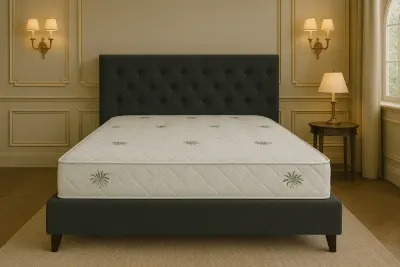 Saltea cu memorie Somnart Aloe Vera 140x200x20 cm husa cu Aloe Vera si fermitate medie