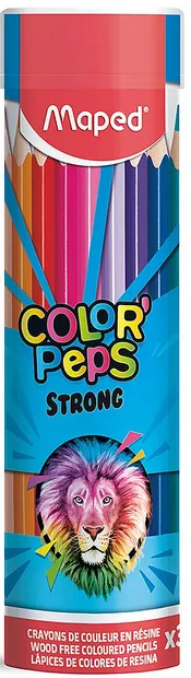 Creioane colorate Maped Color Peps - 36 de culori, in tub