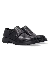 Pantofi din piele cu aspect valurit