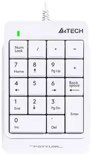 Tastatura A4tech - FK-13P FStyler, alba