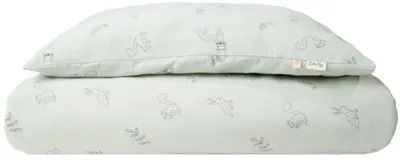 Set de lenjerie pentru copii Cotton Hug - Гanimale de pădure, 100 х 150 cm
