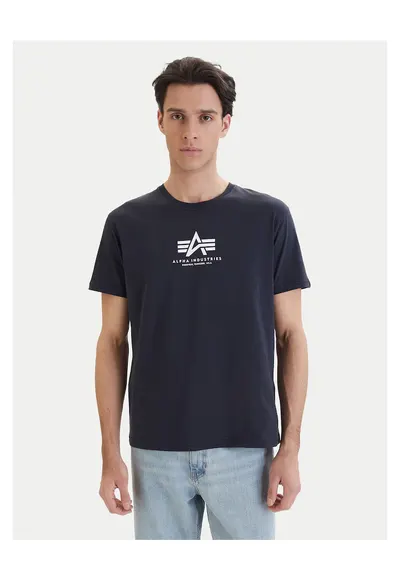 Tricou Barbati - Bleumarin - Bumbac - Bleumarin