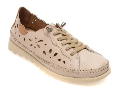 Pantofi GRYXX gri, EV2945, din piele naturala