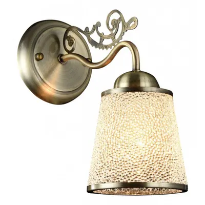 Aplica Eurosize Ring,1 x E14, 230V, D.14cm,H.26 cm,Bronz