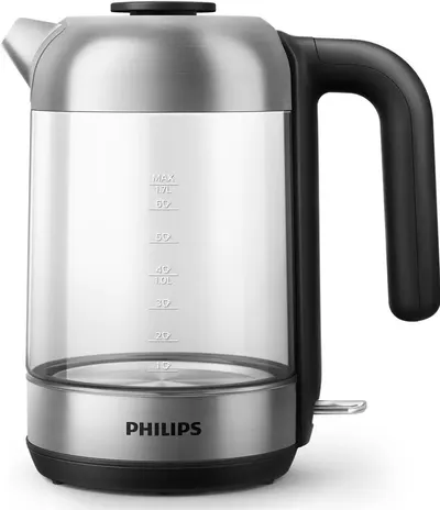 Fierbător electric Philips Daily Collection - HD9339/80, 2200W, 1.7 l, argintiu