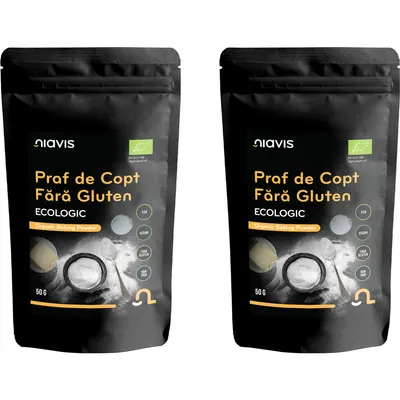 Pachet Praf de Copt cu Tartar fara Gluten Ecologic/Bio 50g+50g
