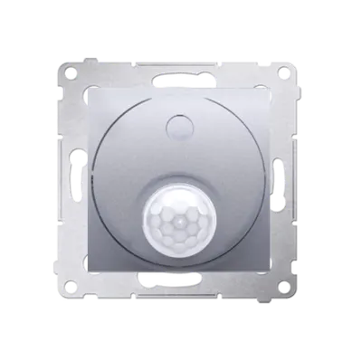 Intrerupator cu releu si senzor de miscare, cu protectie impotriva accesului neautorizat necesita instalatie 3 fire, silver mat