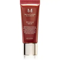 Missha M Perfect Cover crema BB cu protectie ridicata si filtru UV pachet mic culoare No. 21 Light Beige SPF 42/PA+++ 20 ml