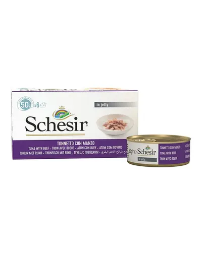 SCHESIR Ton cu mușchi de vită 50 g X6