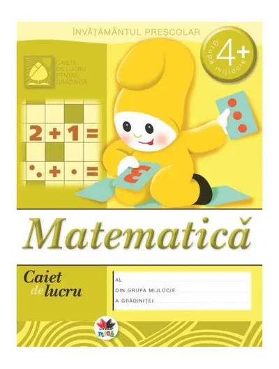 Matematică, grupa mijlocie 4+. Caiet de lucru - Paperback - D. Denisova
