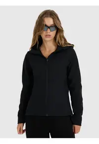 Jacheta softshell pentru femei - rezistenta la vant - membrana 5000 - negru - poliester