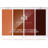 Danessa Myricks Beauty Dewy Cheek & Lip Palette paleta pentru fata multifunctionala faciale culoare Dew It Undercover 25 g
