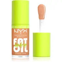 NYX Professional Makeup Fat Oil Lip Drip ulei pentru buze culoare Coconut Cutie 4.8 ml