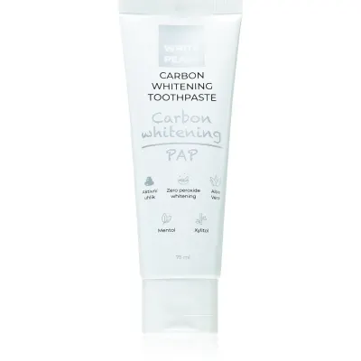 White Pearl PAP Carbon Whitening pasta de dinti pentru albire 75 ml