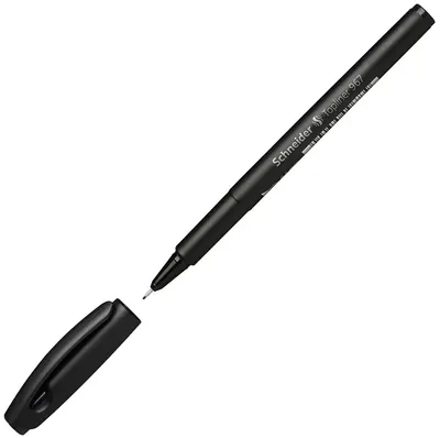 Copiator subțire Schneider Topliner 967 - 0,4 mm, negru