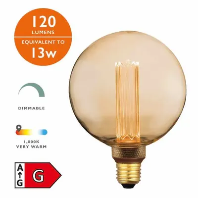 Sursa de iluminat (Pack of 5) LED Large Globe Light Bulb (Lamp) ES/E27 3.5W 120LM