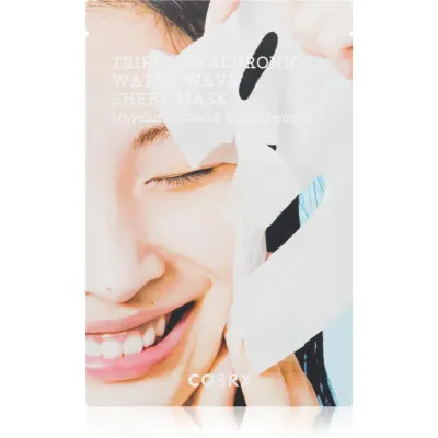 Cosrx Hydrium Triple Hyaluronic Water Wave Sheet Mask mască textilă hidratantă 20 ml