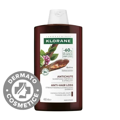 Sampon chinina si floare de colt Bio, 400ml, Klorane