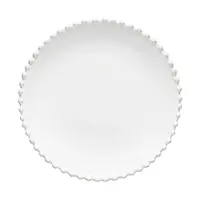 Farfurie desert din gresie ceramică Costa Nova Pearl, ⌀ 22 cm, alb