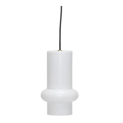 Lustră albă din sticlă ø 15 cm Pilule – Hübsch
