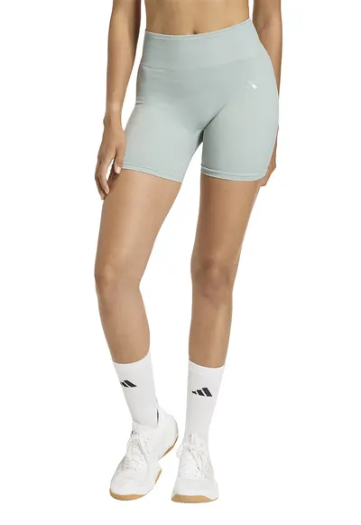 Colanti scurti pentru antrenament Essentials - Verde menta