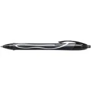 Roller cu gel BIC, Gelocity Quick Dry, 0. 7 mm, scriere neagra