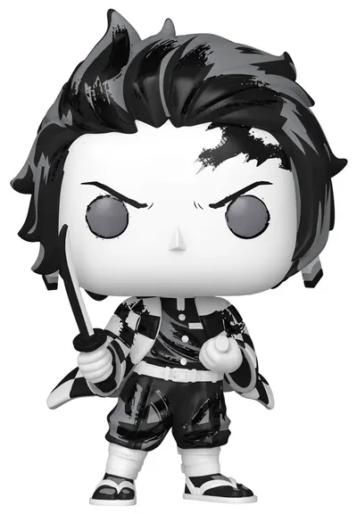 Figurină Funko POP! Animation: Demon Slayer - Tanjiro Kamado (Sumi-Ink) #2190