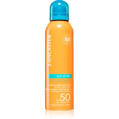 Lancaster Sun Sport Cooling Invisible Body Mist spray de corp răcoritor cu protecție solară SPF 50 200 ml